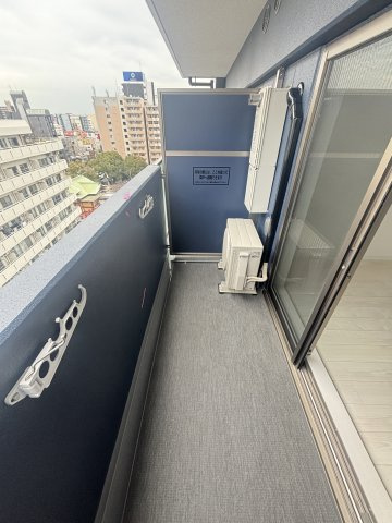 エグゼ大阪DOME CITYシエルのバルコニー