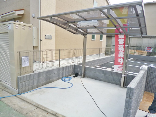 アドシール若柳Ⅱのその他共用部分|屋根つき駐輪スペースあります♪