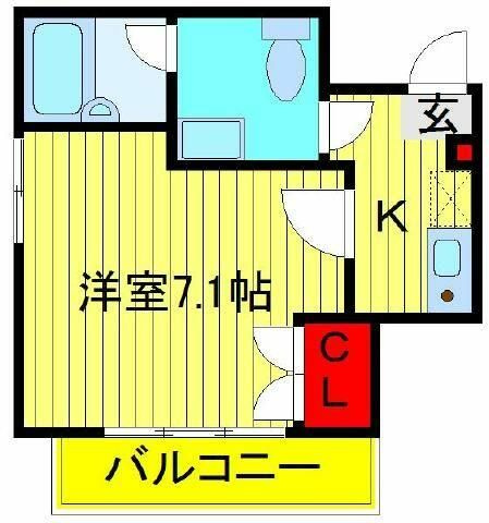 らぷと柏の間取り