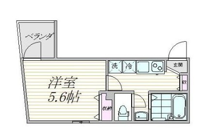 エスタシア西新井の間取り