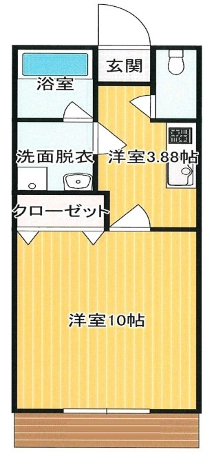 コーポタマの間取り
