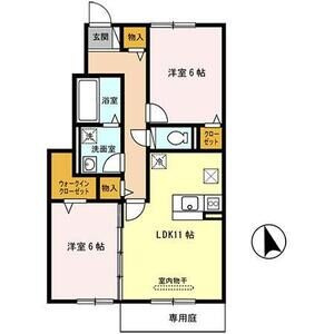 【間取り】 | ヴェルコート B棟 | 間取り図です
