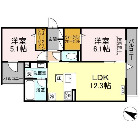 Lumiereの間取り
