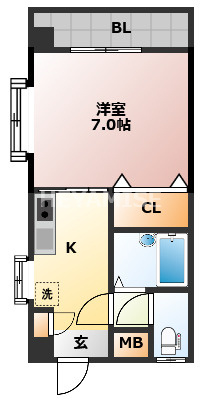 レトワール梁川の間取り