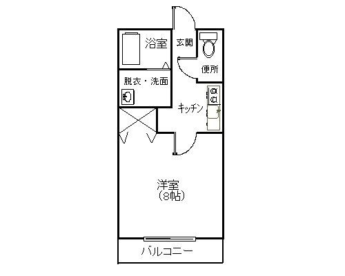 【間取り】 | タカクコーポ№２１