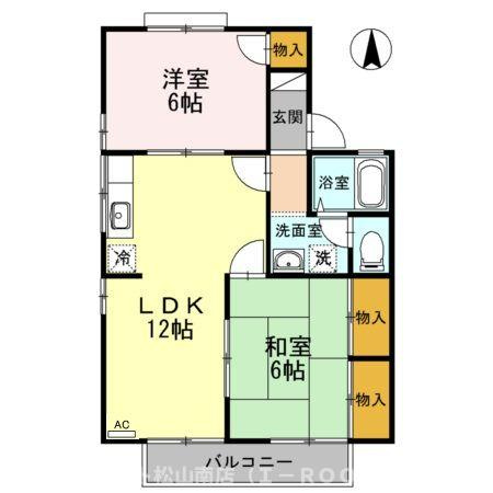 【間取り】 | メゾン・ベルラルジュ　カトレア館