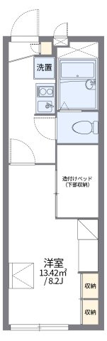 【間取り】 | レオパレスバラの妖精