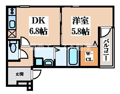 【間取り】 | フジパレス忍ケ丘Ⅱ番館