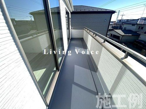 【仲介手数料０円】藤沢市羽鳥3丁目　新築一戸建て　全3棟のバルコニー|藤沢市羽鳥3丁目　新築一戸建て　全3棟