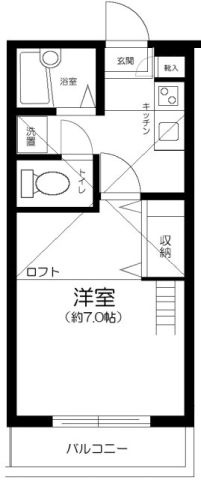 ジュネス３３Ｂの間取り