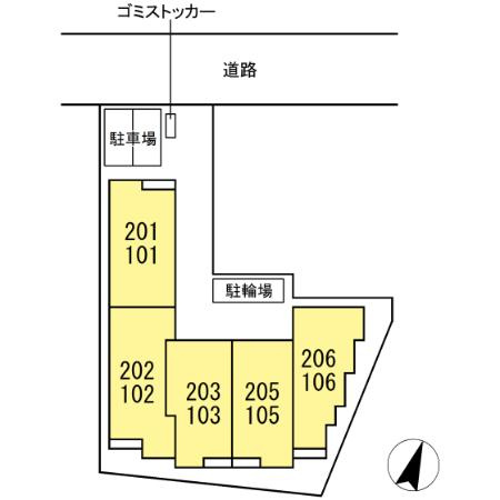 セレナの区画図