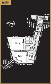 三浦郡葉山町一色４期　新築戸建　全２棟2号棟の区画図