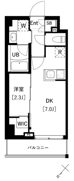 アークマーク上池袋の間取り