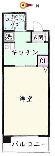 佐竹コーポの間取り