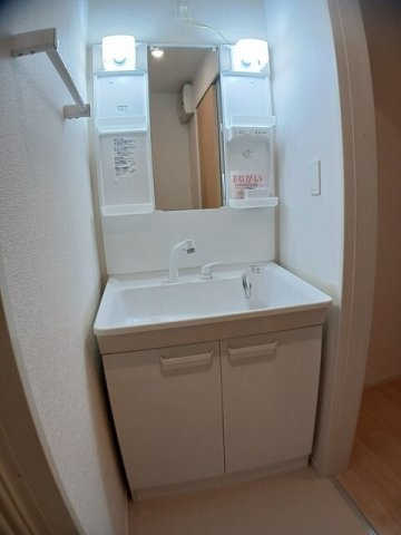 桜五番館の洗面所