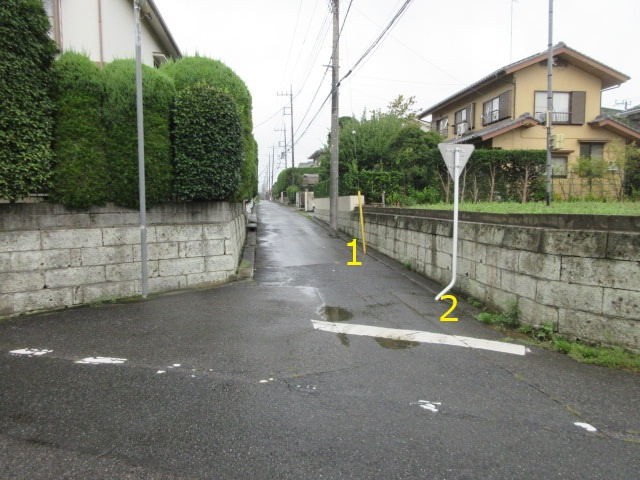 【仲介手数料無料】新築戸建　深谷市秋元町39（全2棟）の前面道路含む現地写真