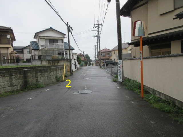 【仲介手数料無料】新築戸建　深谷市秋元町39（全2棟）の前面道路含む現地写真
