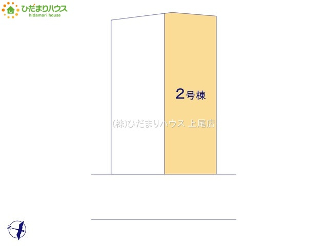 上尾市今泉5期　新築戸建　ブルーミング02の区画図