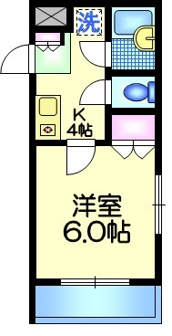 サニーパークの間取り|★角部屋★二面採光★