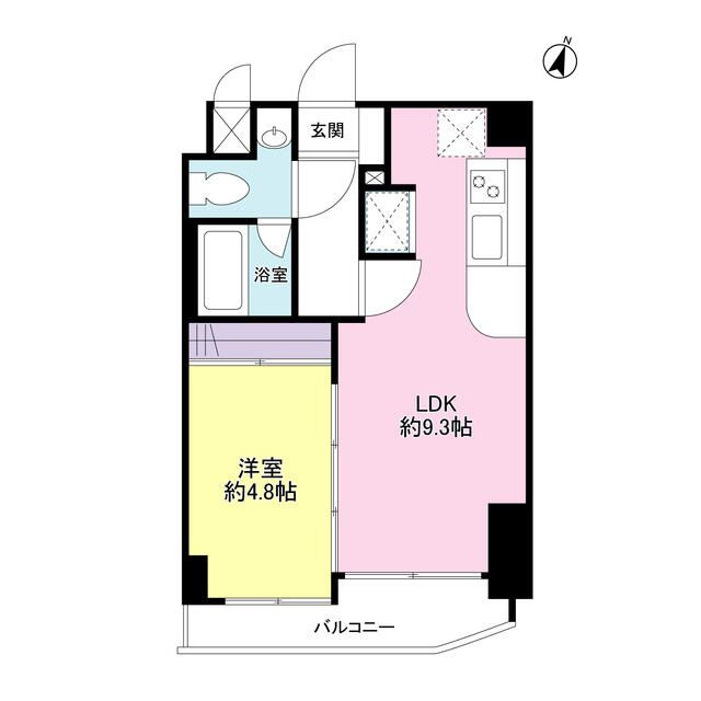 ボヌール都立大学壱番館の間取り