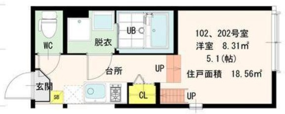 FIORIREⅡの間取り