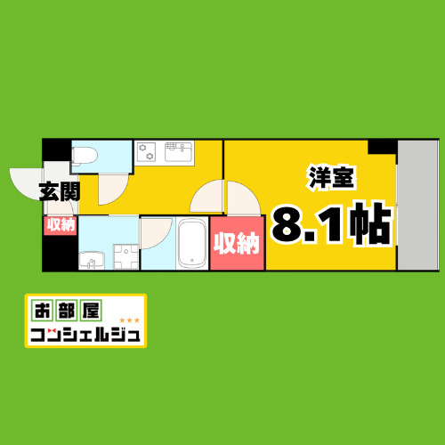 パークレジデンス上飯田駅前の間取り