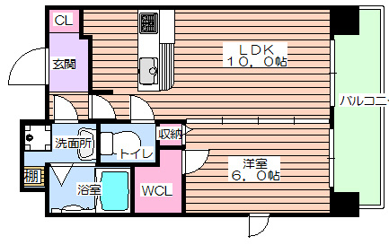 【間取り】 | ランドセントラル梅田