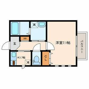 ペアメゾン　リノの間取り|間取りです。