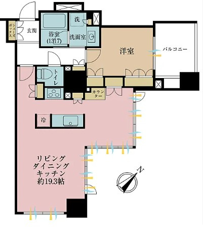 【間取り】 | シティタワー池袋ウエストゲート