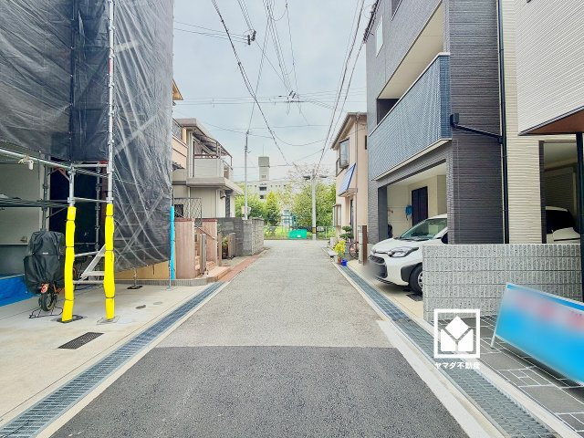 西宮市今津久寿川町の前面道路含む現地写真