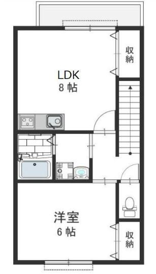 【間取り】 | メゾンニュー池島ⅡA棟