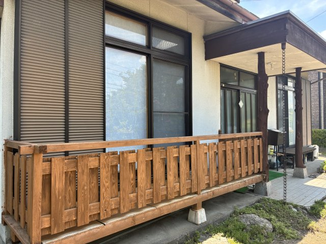 西軽井沢 中古戸建の庭