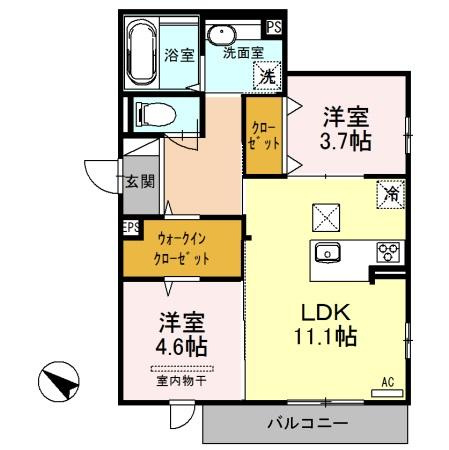 SHINYA　BLDGⅡの間取り