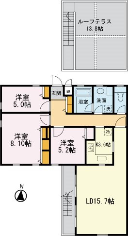 サリーレ成城 の間取り