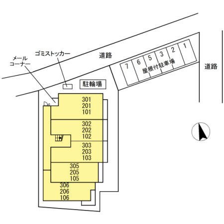 ソフィアガーデンの区画図