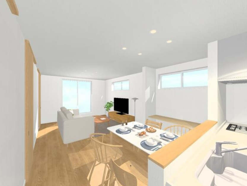 福田3丁目　新築戸建の完成予想図