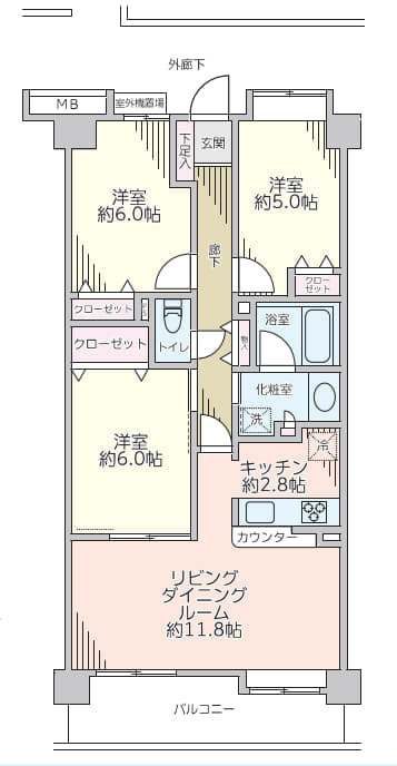 東久留米市前沢５丁目の中古マンション
