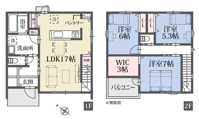 【間取り】 | 清水区今泉　新築戸建　全1棟
