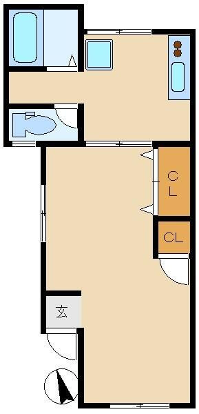 桂マンションの間取り