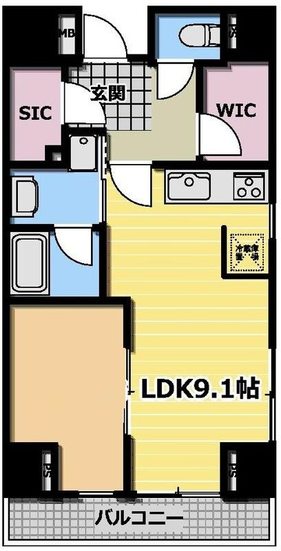 プリムローズ駒込の間取り|間取りです。