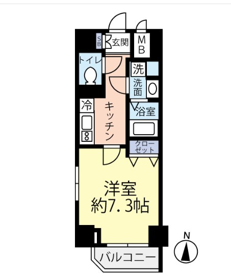 グランヴァン深川木場の間取り