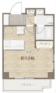 【間取り】 | 第3荒野ビル | 間取りです。