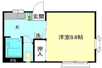 アーバンハイツの間取り|間取りです。