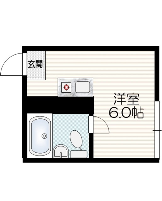エステートハイツの間取り|★角部屋★