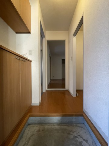 落ち着いた玄関です