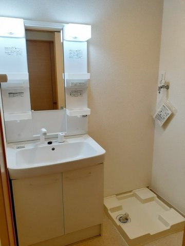 コンパクトで使いやすい洗面所