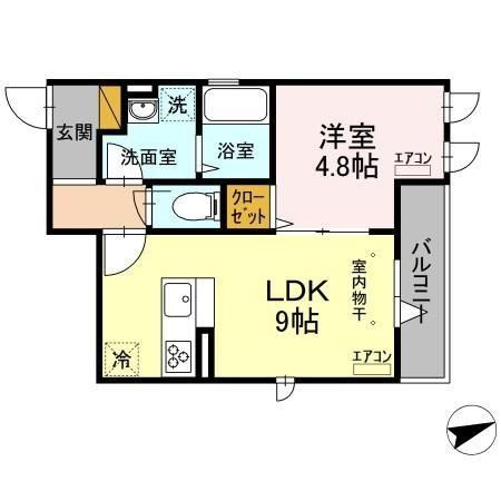 ボヌールＡＴＫの間取り
