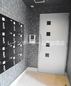 市川市新井３丁目のアパートのセキュリティ