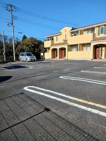 駐車場に車を止められます