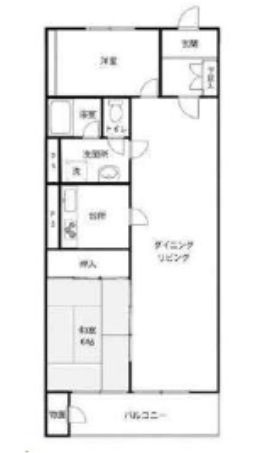 大久保ハウスの間取り|間取りです。
